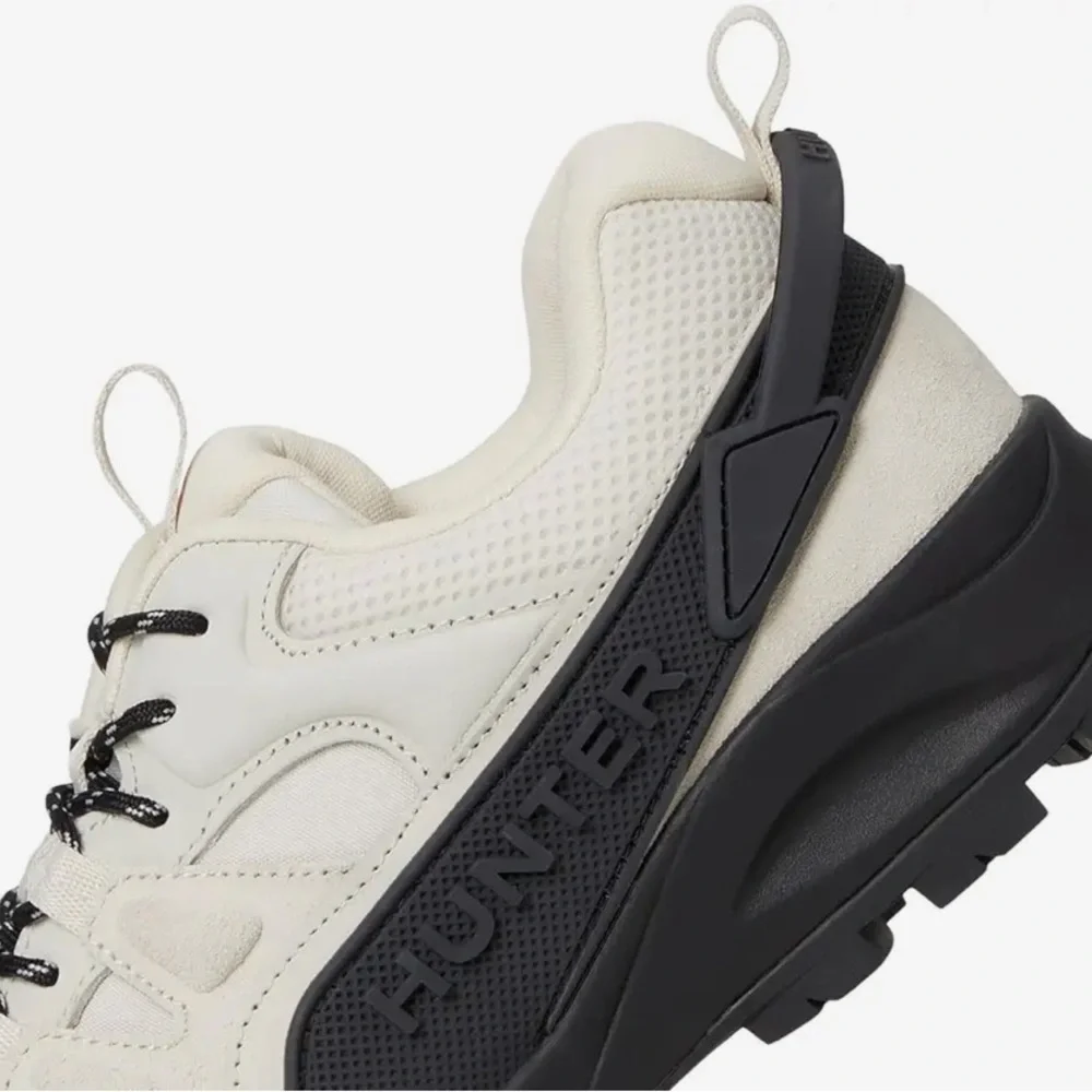 Hunter Cream and Black Trail Sneaker
